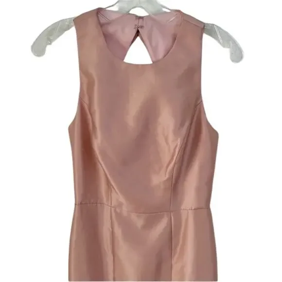 *Alfred Sung Jewel Neck Bowed Open-Back Trumpet Dress Toasted Sugar – 4 - Picture 12 of 15